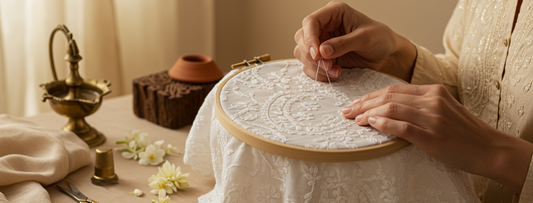 The Silent Artisans of Lucknow: Carrying Chikankari’s 400-Year Legacy.