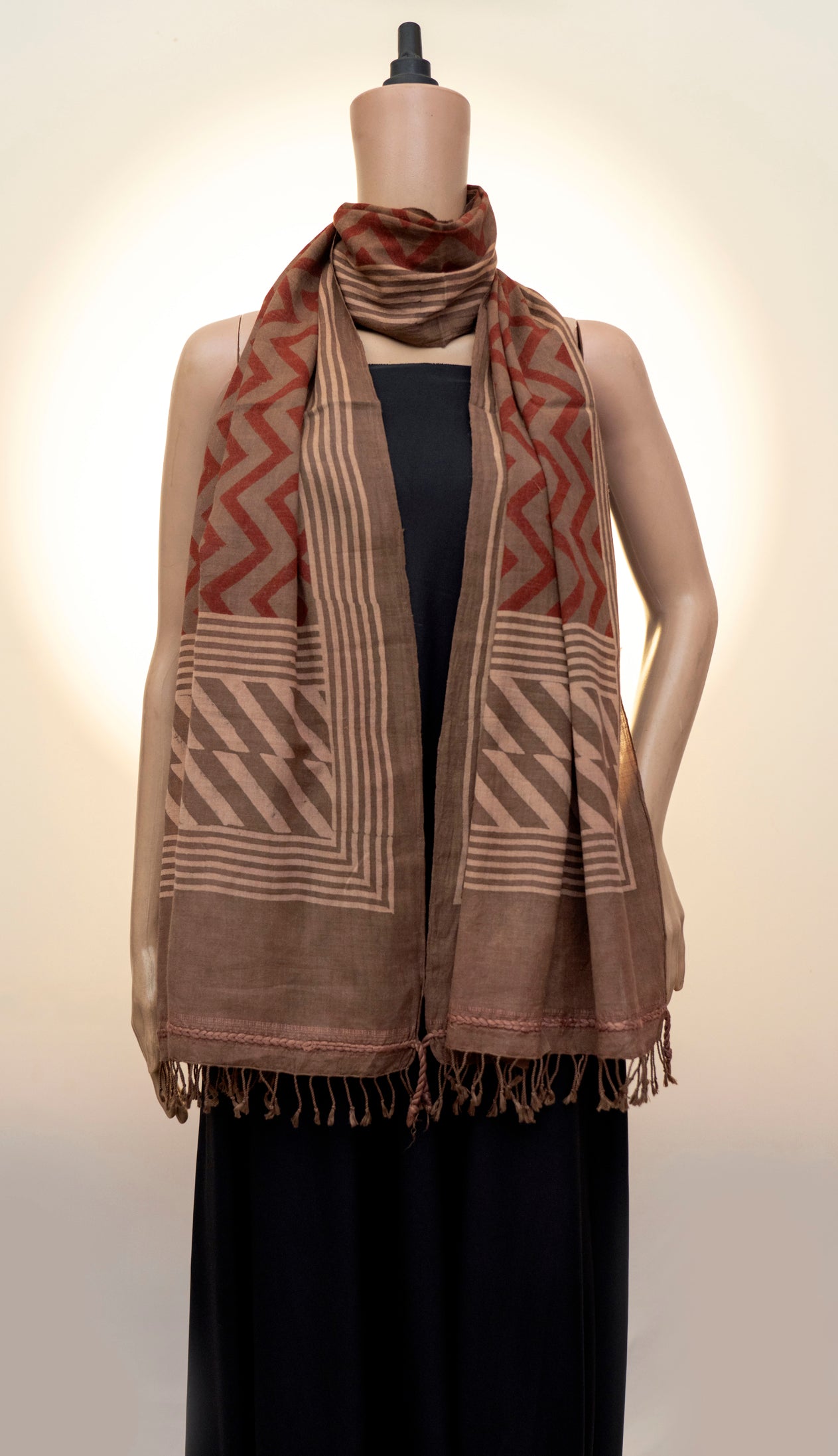 Ajrak Mrid Rekha | Handwoven Stall