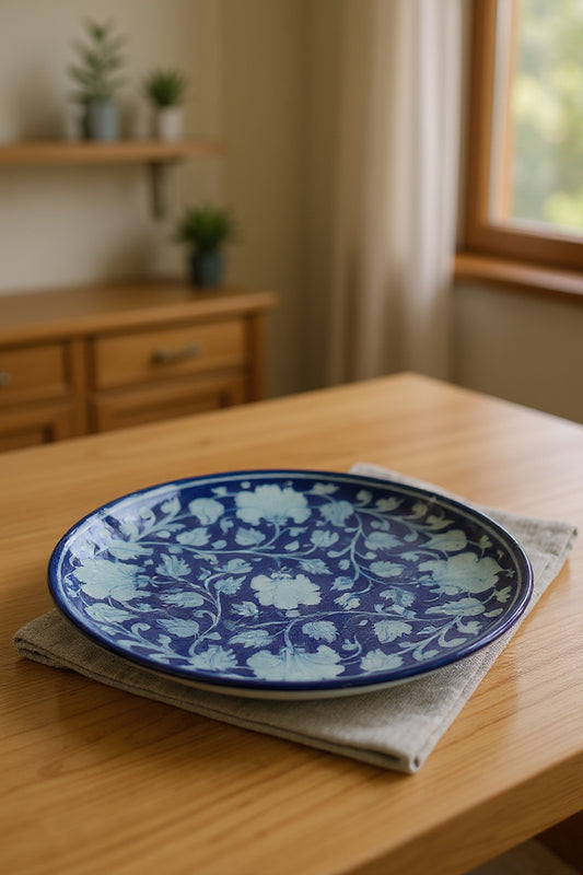 Royal Garden Floral Ceramic Wall Plate