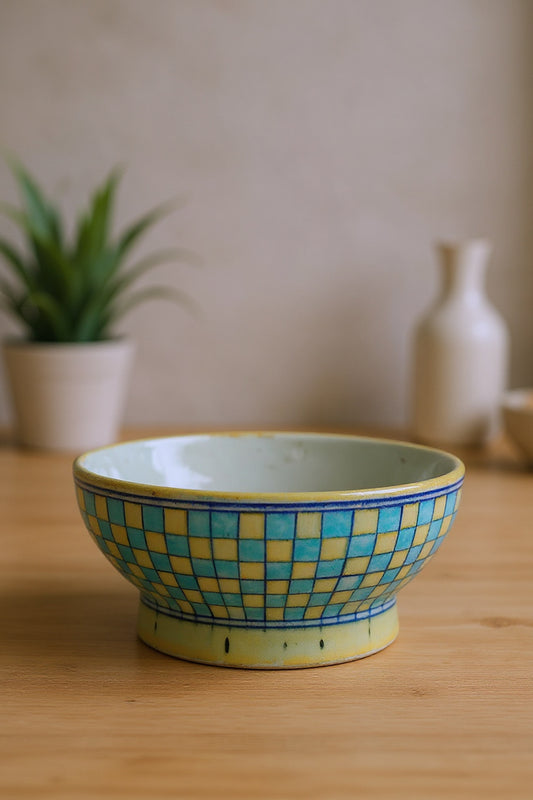 Ocean Flora Artistic Ceramic Bowl