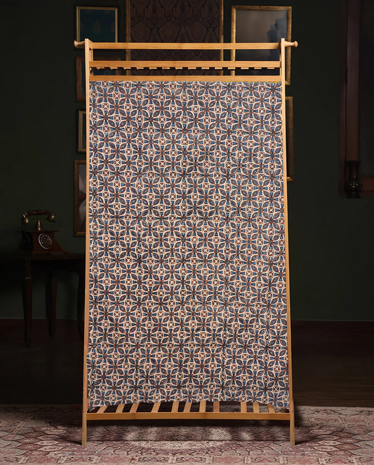 Ajrak Indigo Charm | Handcrafted Cotton Fabric