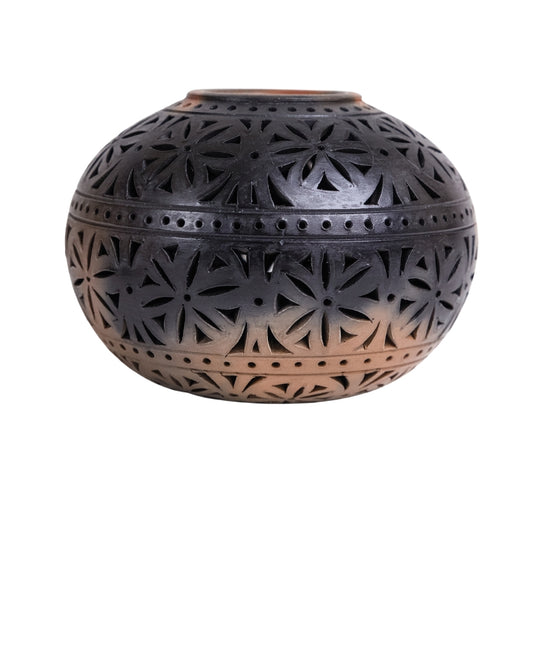 Noor Terracotta Tealight Holder | Handcrafted Decorative Candle Holder