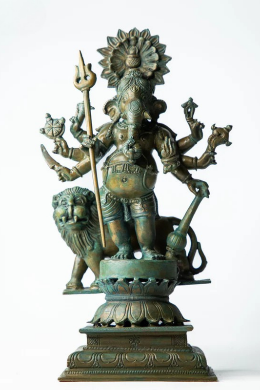 Ashtabhuja Vinayaka (The eight-armed remover of obstacles)
