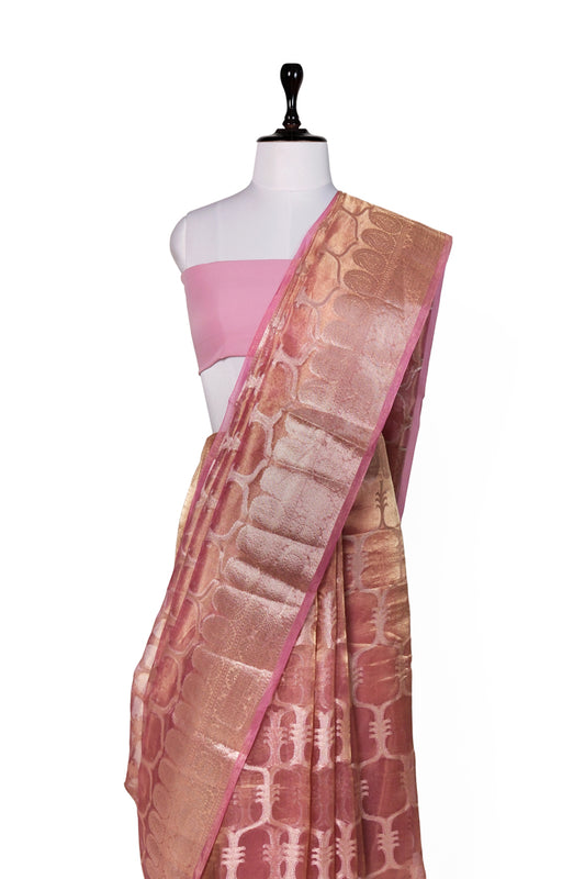 Zari Saaz Saree | Handwoven Banarasi Silk Saree