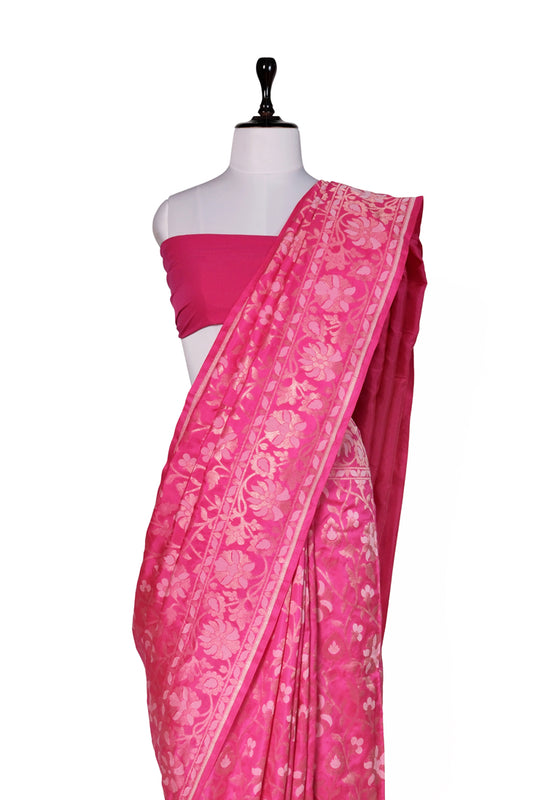 Phoolwari Saree | Handwoven Banarasi Silk Saree