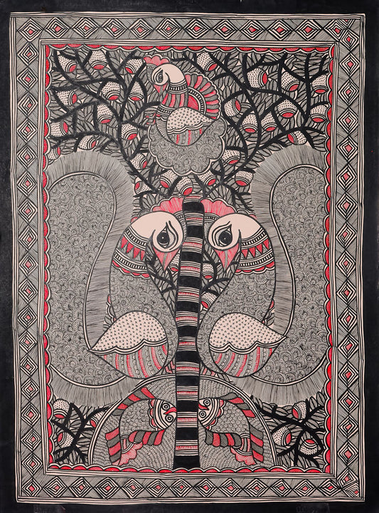 Rangon ke Rajkumar Painting – Madhubani Artistic Wall Décor for Interiors