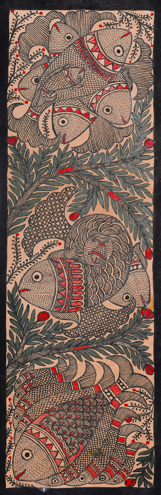 Sahaj Jeevan Madhubani Decorative Painting – Handcrafted Artistic Accent