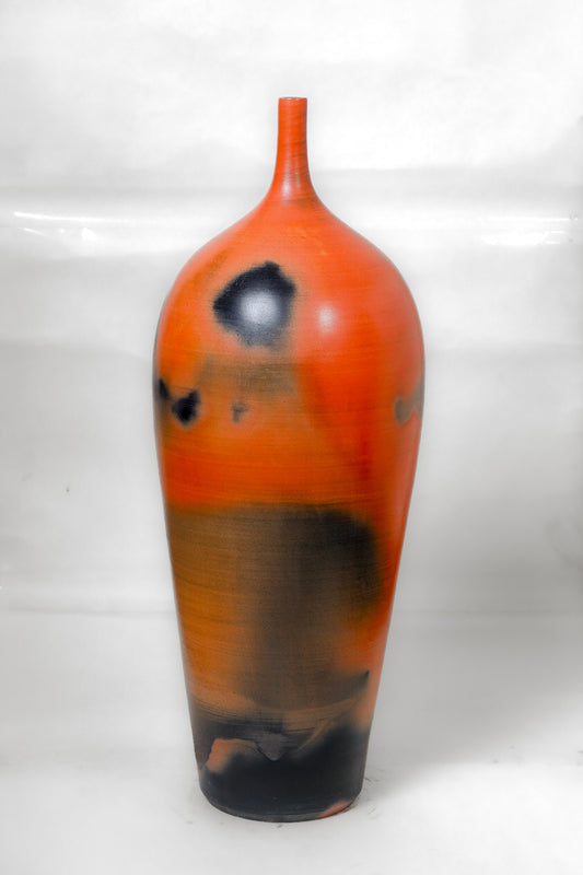 Earthen Ember Terracotta Vase – Minimalist Earthy Home Accent
