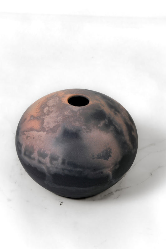 Authentic Ember Halo Terracotta Vase – Handcrafted Earthenware Décor