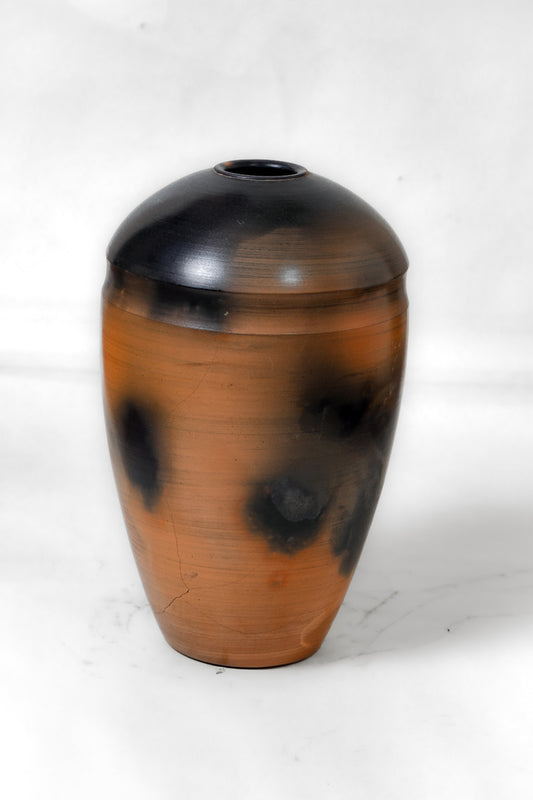 Smoke-Halo Terracotta Jar