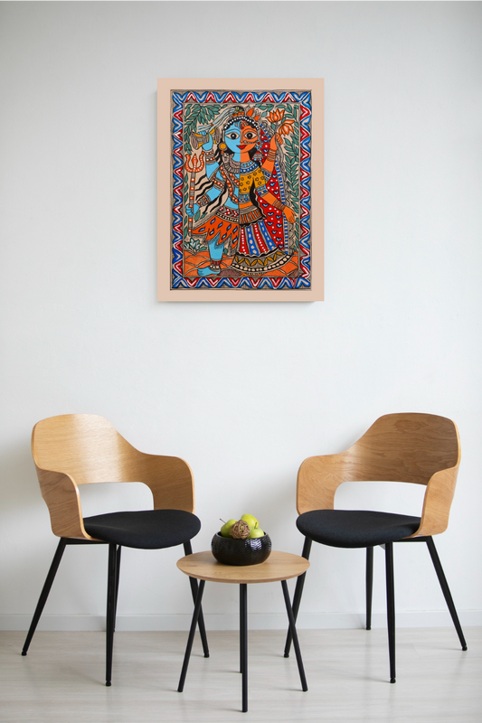 Saamya Swaroop – Traditional Mithila Madhubani Painting