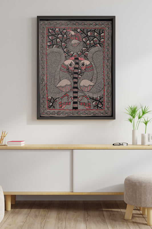 Rangon ke Rajkumar Painting – Madhubani Artistic Wall Décor for Interiors