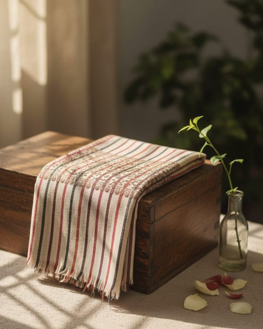 Riwaayat-E-Rekha Luxury Handloom Pashmina Shawl