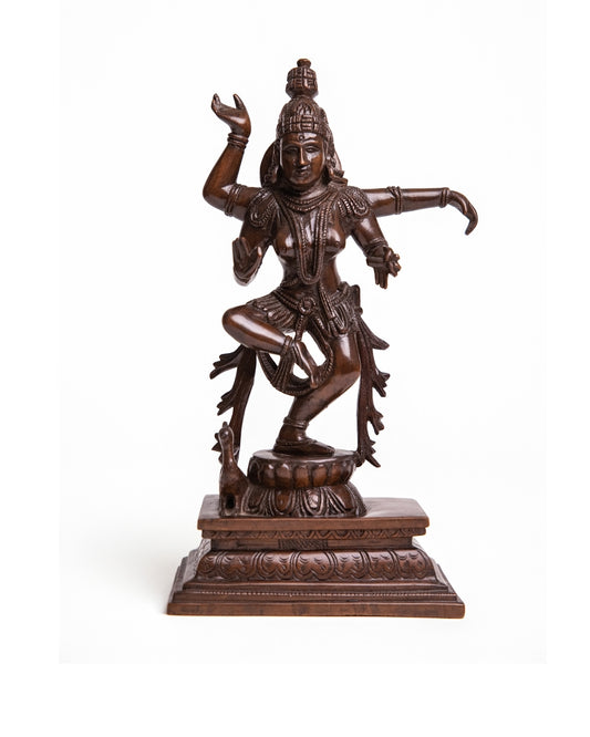 Divine Rhythm: Handcrafted Wooden Nataraja Idol | Lord Shiva Dance of Creation