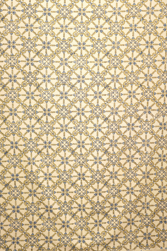 Ajrak Sapphire Crossroads | Handcrafted Ajrak Fabric