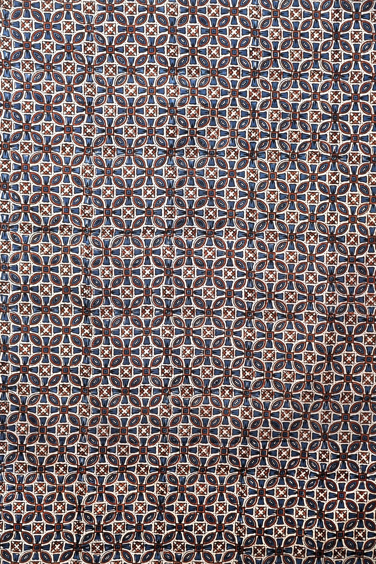 Ajrak Indigo Charm | Handcrafted Cotton Fabric