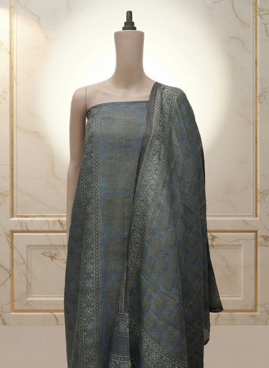 Ajrak Chandrika | Handcrafted Suit
