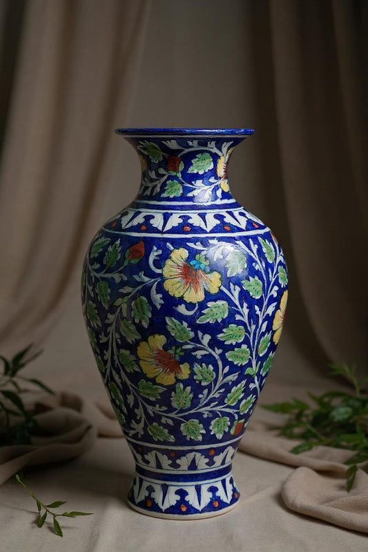 Multicolor Floral Majesty Vase | Handcrafted Decorative Floral Vase