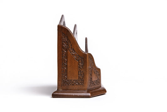 Letter Peaks | Handcrafted Wooden Letter Holder & Desk Organizer