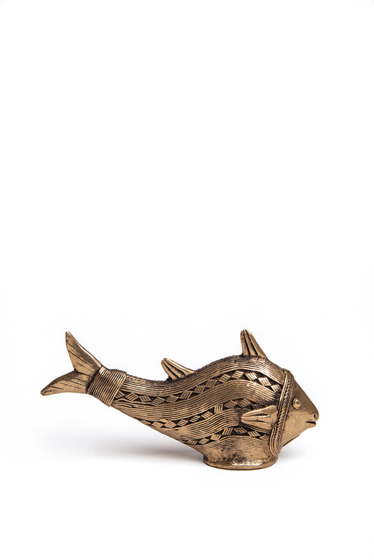 Tribal Wavefish | Handcrafted Tribal-Inspired Fish Décor
