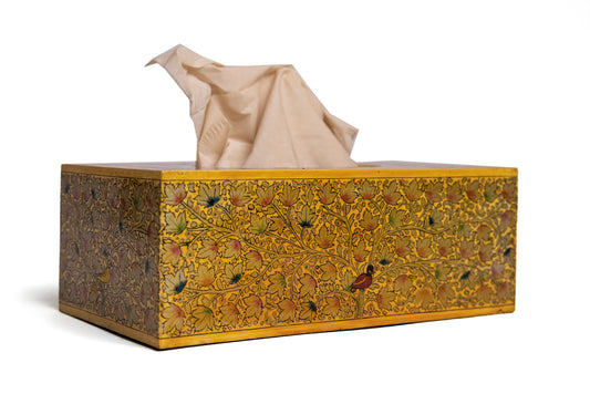 Chinar Grove Tissue Box | Handcrafted Wooden & Elegant Tissue Holder
