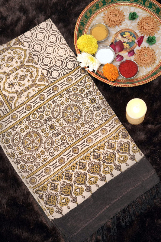 Ajrak Swarn Mandal | Handwoven Stall