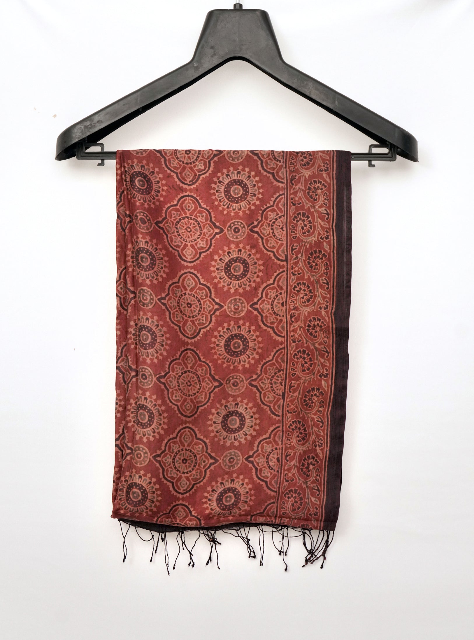 Ajrak Gulab Buta | Handwoven Stall