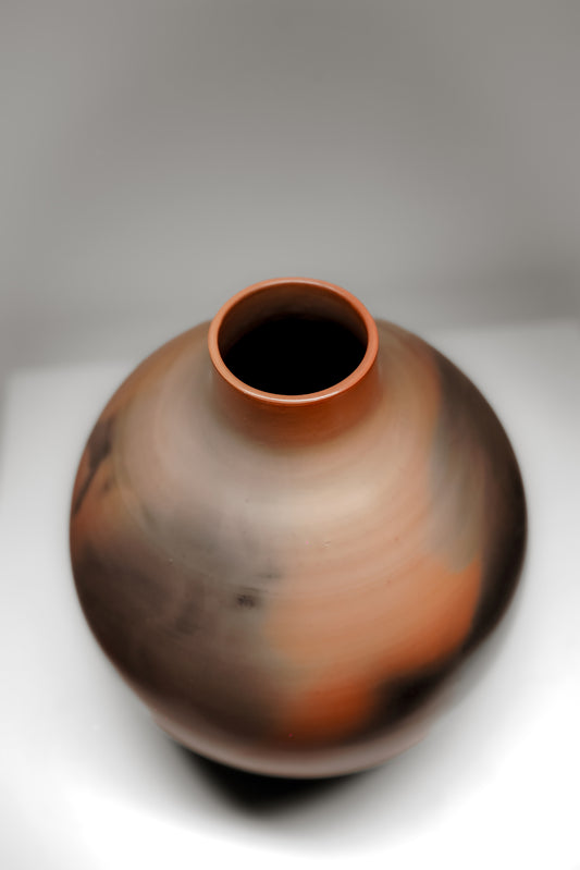 Earthen Glow Terracotta Vase