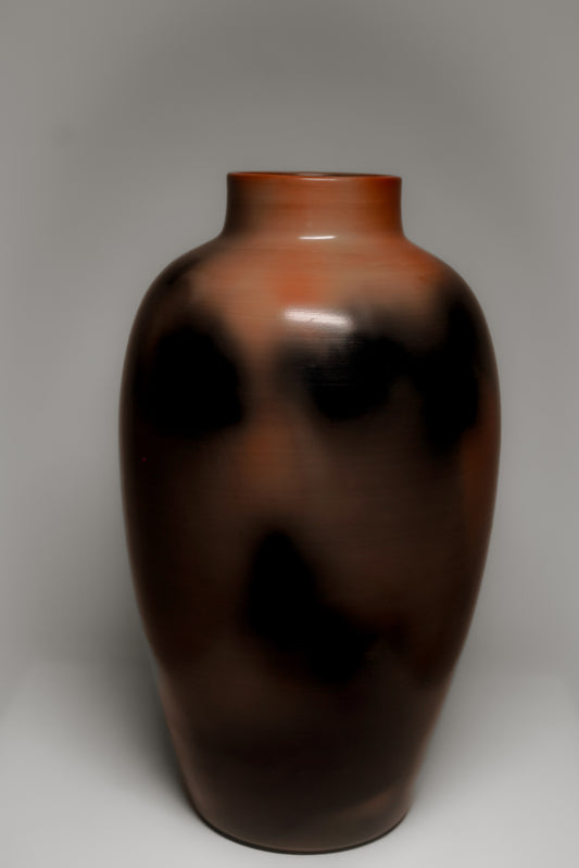 Terracotta Midnight Flame Vase