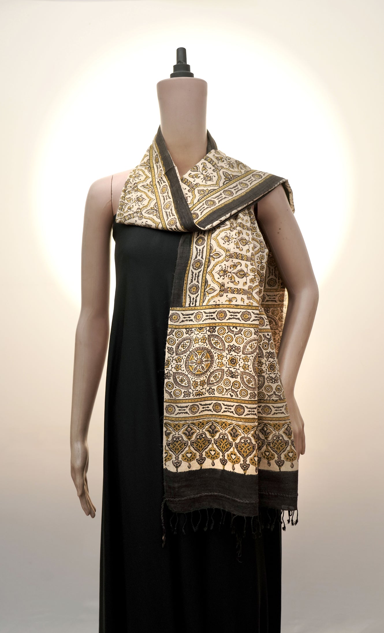 Ajrak Swarn Mandal | Handwoven Stall