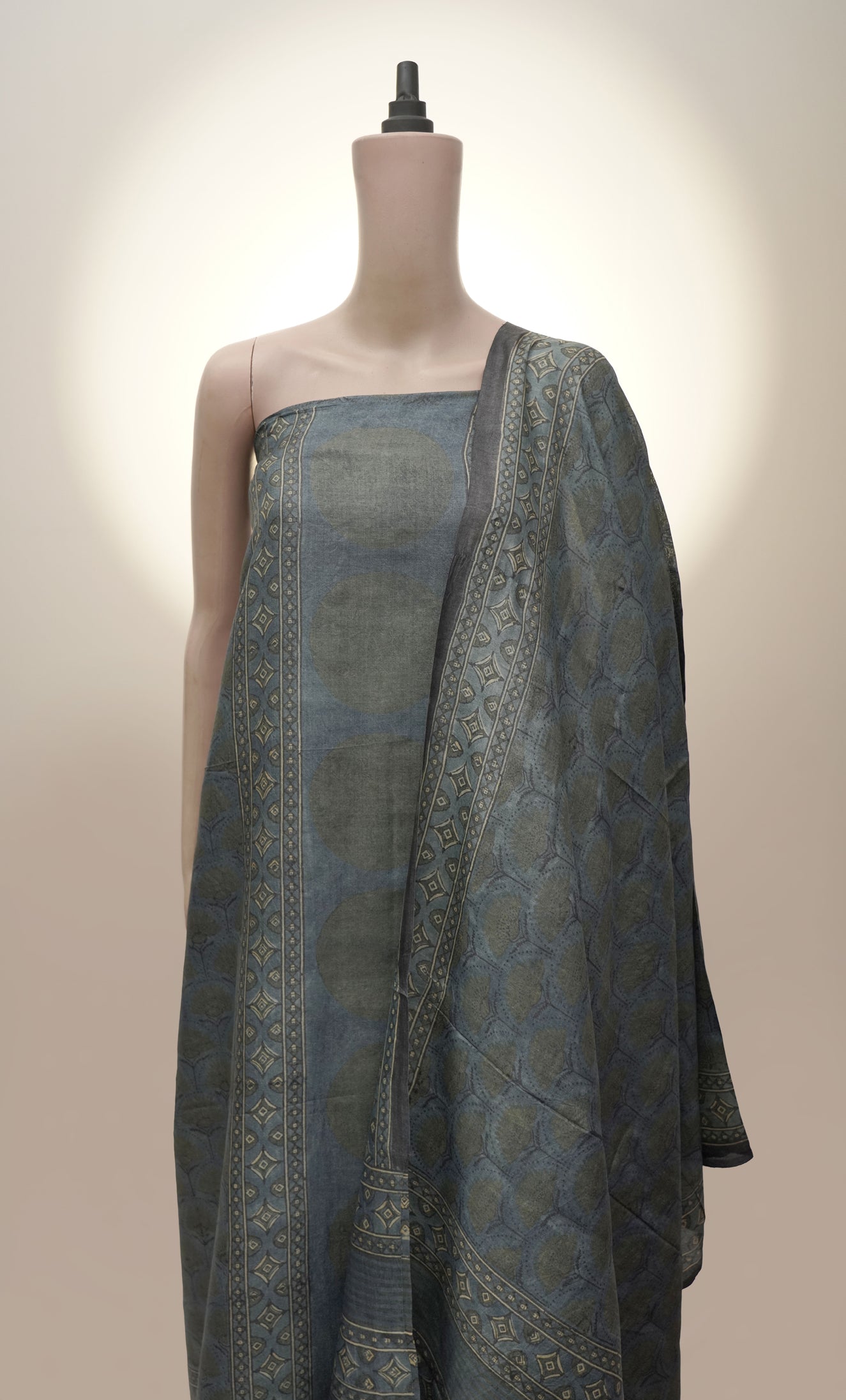Ajrak Chandrika | Handcrafted Suit