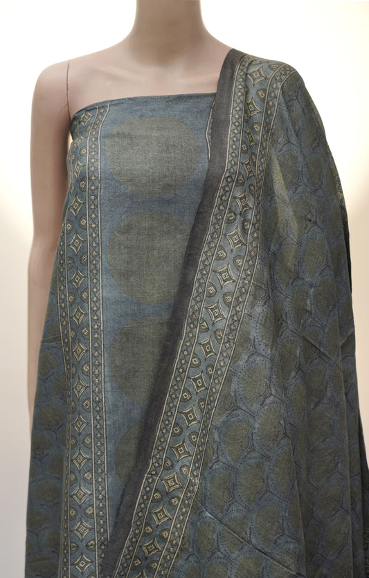 Ajrak Chandrika | Handcrafted Suit