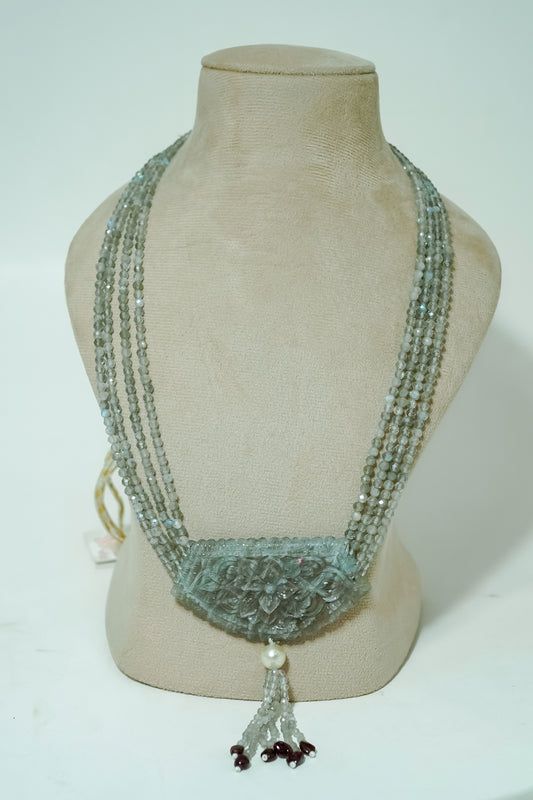 Royal Crest Jade Necklace – Bridal & Festive Statement Jewellry