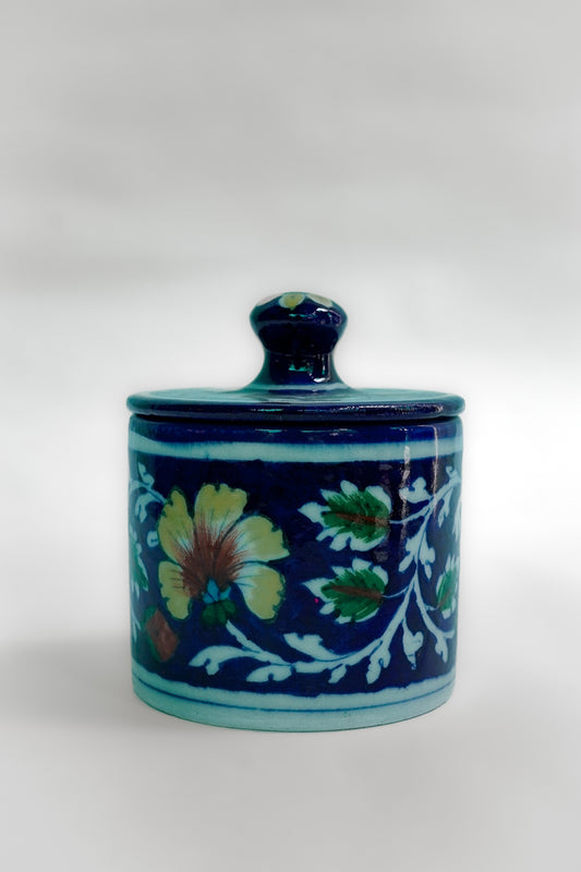 Royal Bloom Jar | Handcrafted Decorative Jar for Home Décor
