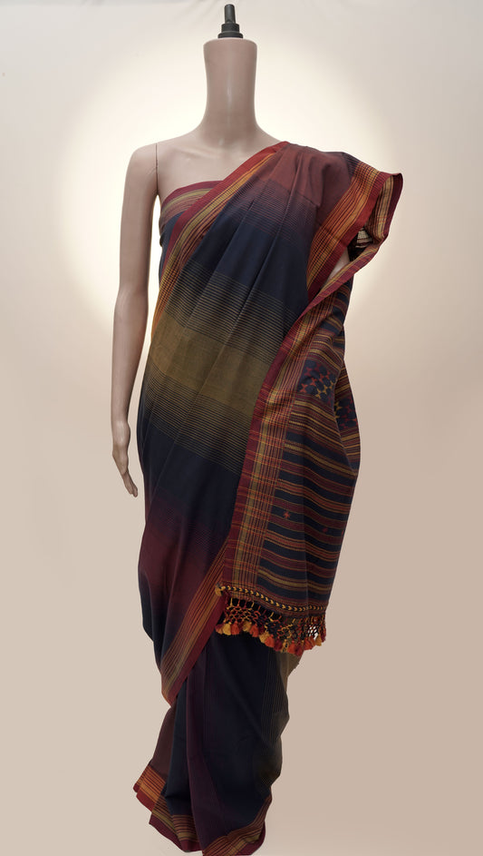 Sandhya Raag | Artisan Kutch Handwoven Saree