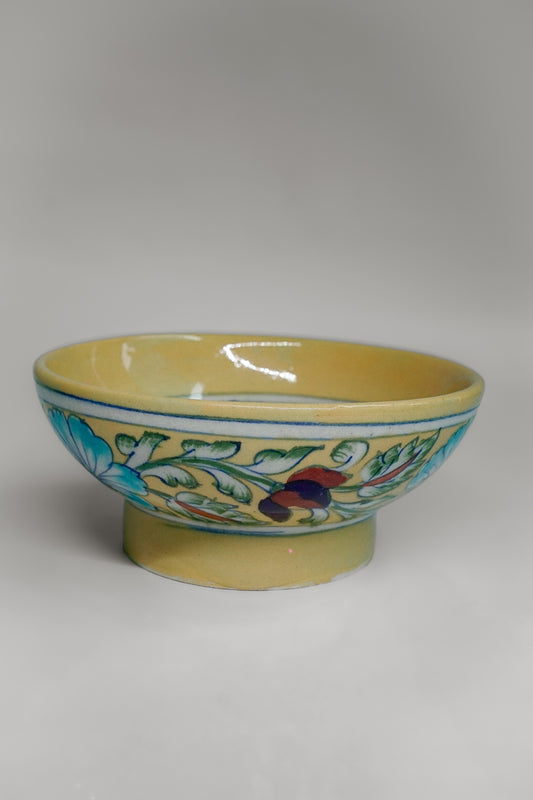 Sunset Bloom Tabletop Decorative Ceramic Bowl