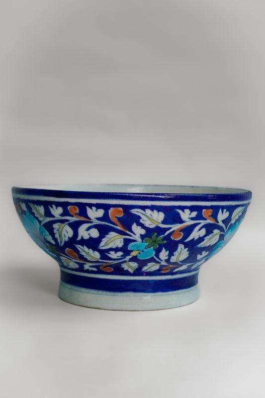 Garden Majesty Floral Ceramic Serving Bowl