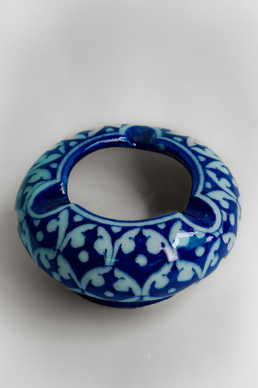 Sunburst Floral Handpainted Decorative Ashtray