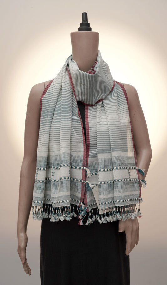 Almati Drift | Premium Kutch Cotton Stole