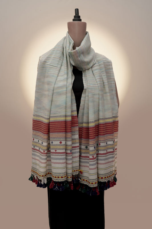 Ekt Pachhedi | Artisan Kutch Handwoven Dupatta