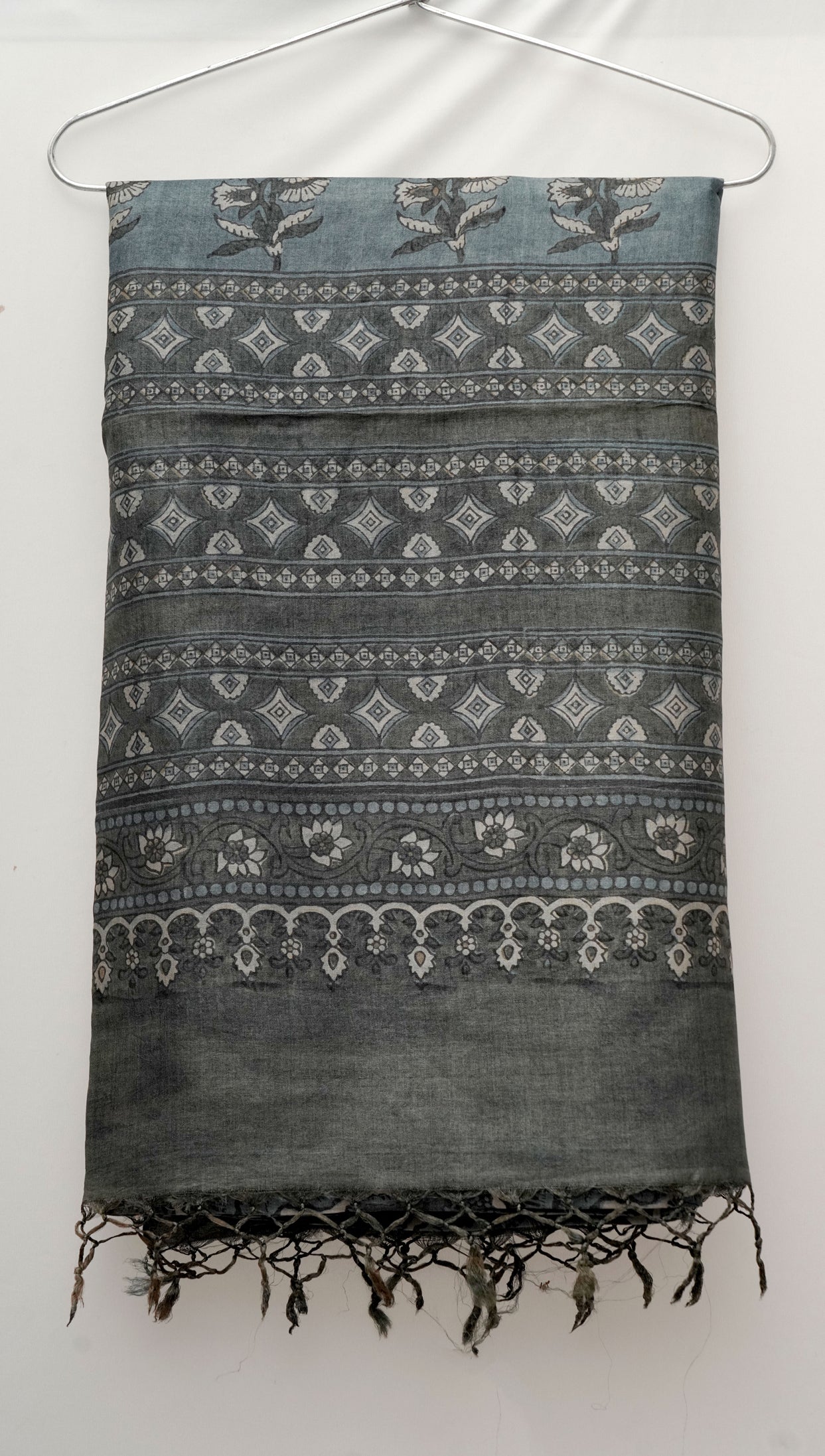 Heritage Waves | Handwoven Ajrak Saree