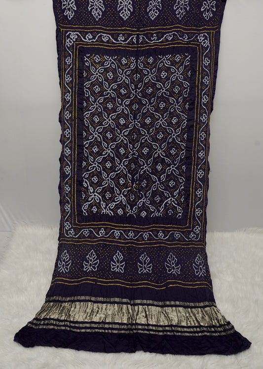 Neel Padma | Elegant Handcrafted Bandhani Dupatta