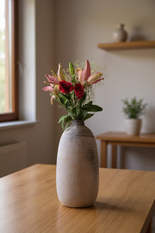 Blush Bloom Vase | Handcrafted Floral Decorative Vase