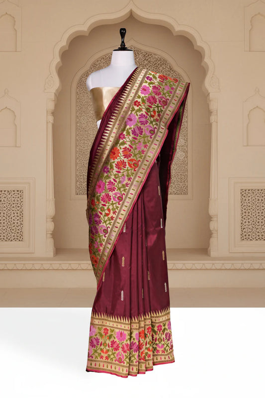 Maharani Resham Saree | Handwoven Banarasi Silk Saree