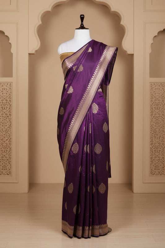 Baag-e-Zari Saree | Handwoven Banarasi Silk Saree