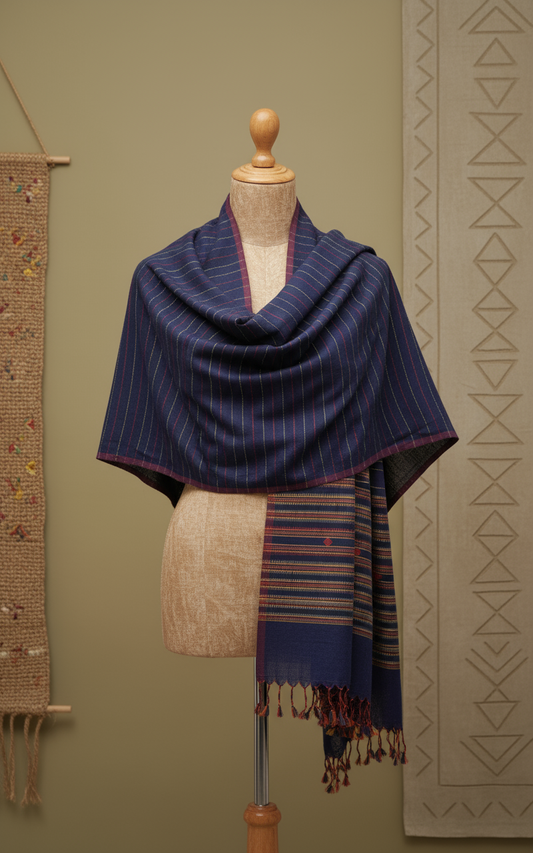Heritage Gradation | Handloom Kutch Dupatta