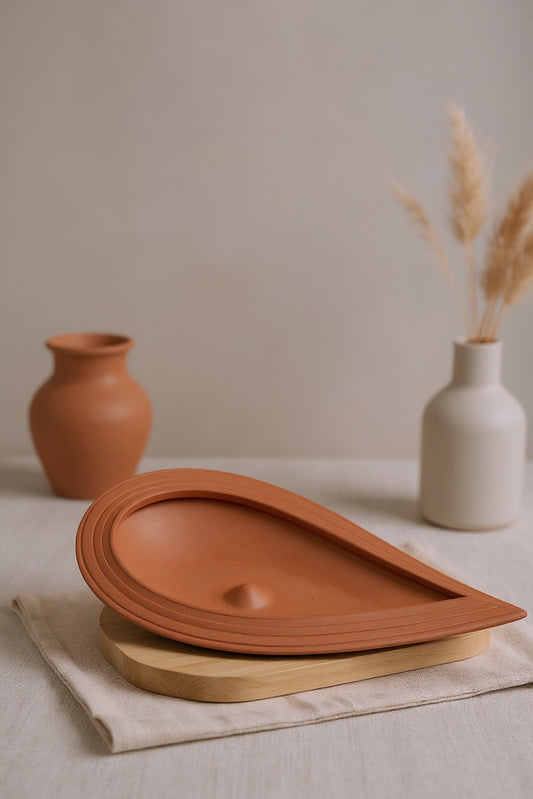 Terracotta Boat Shape Table pot