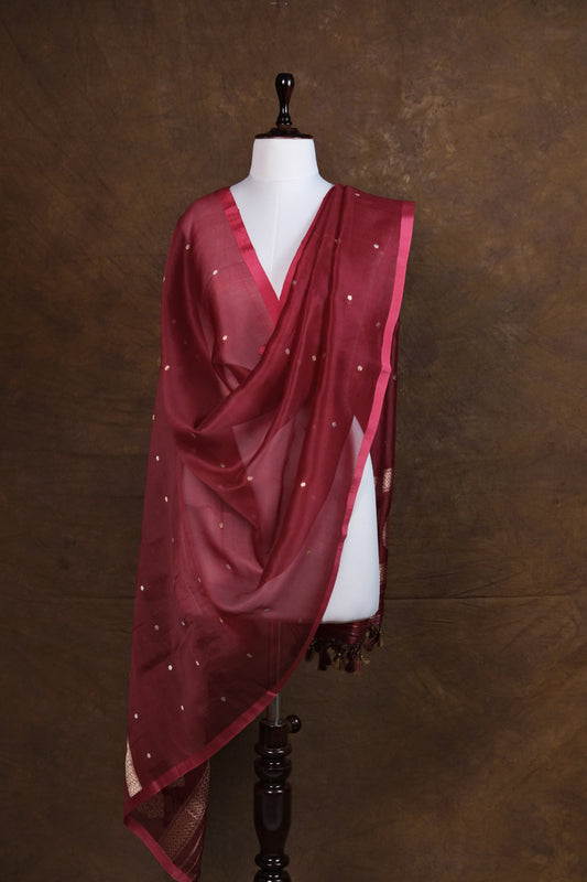 Mehroon Baag Dupatta