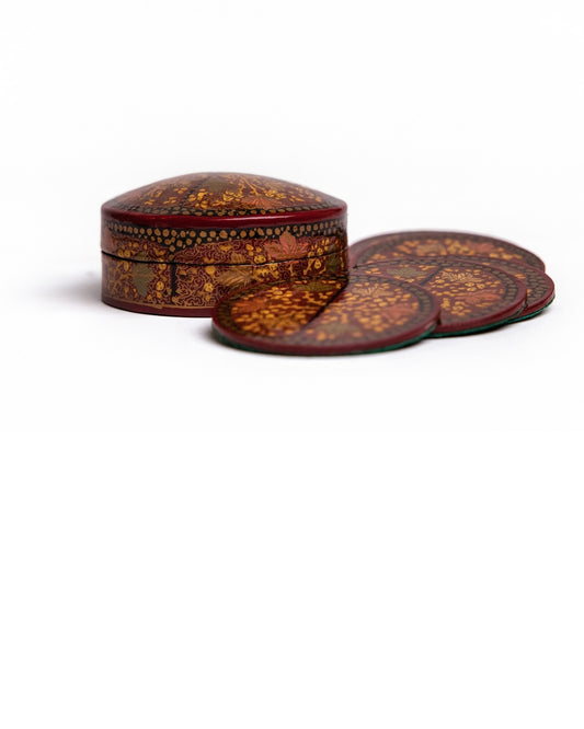 Autumn Vine Handcrafted Coasters (Set of 6)