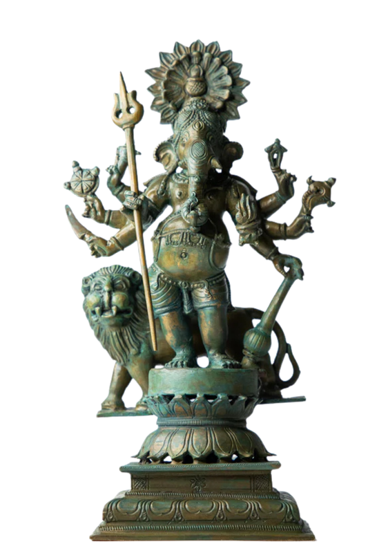 Ashtabhuja Vinayaka (The eight-armed remover of obstacles)